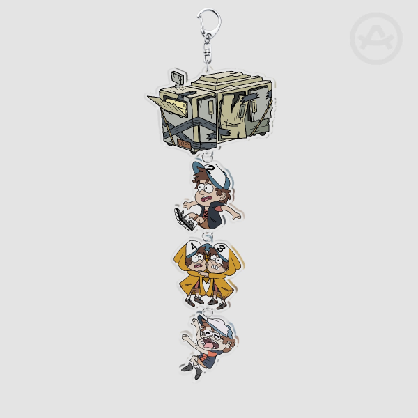 Double Dipper Connection Acrylic Chain
