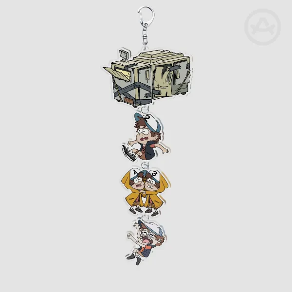Double Dipper Connection Acrylic Chain