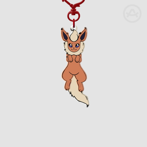 Tail-wagging Flareon Charm