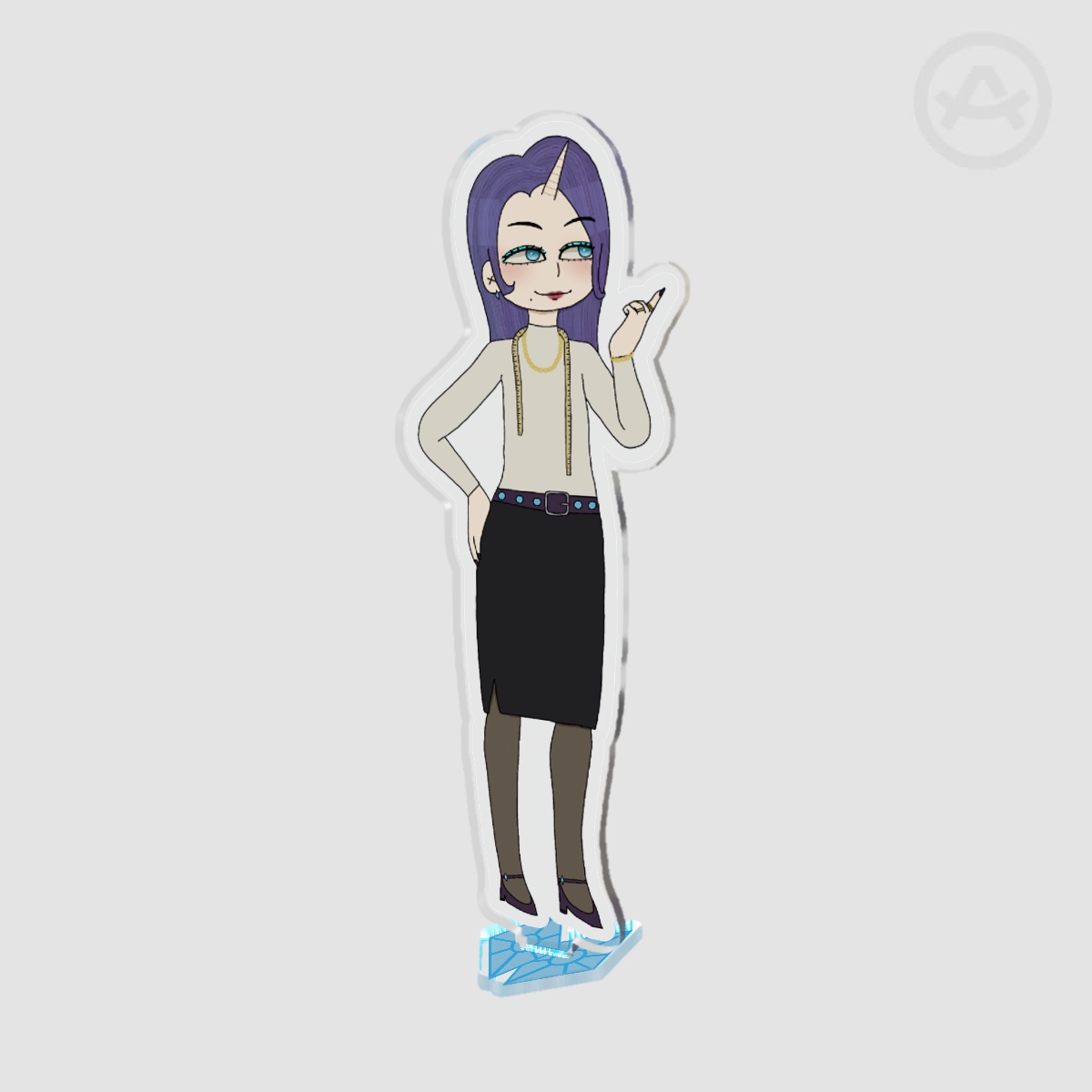 Rarity My Little Pony acrylic stand