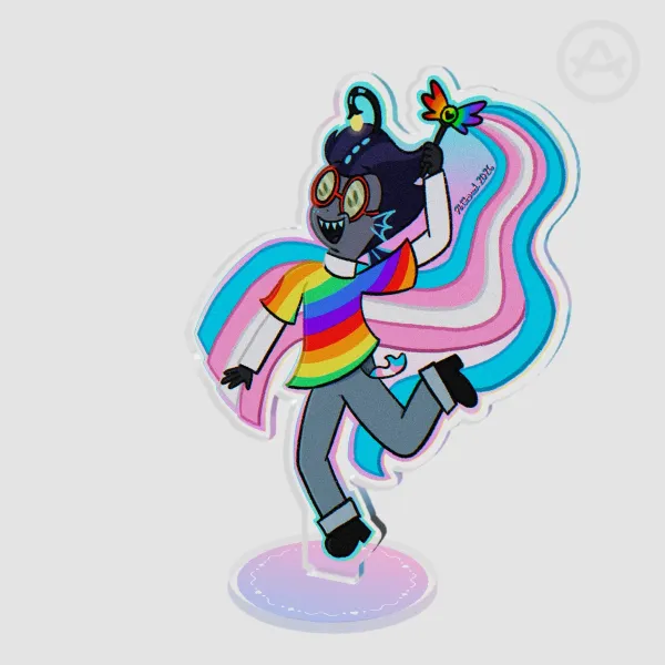 Trans Baxter Clear Acrylic Standees