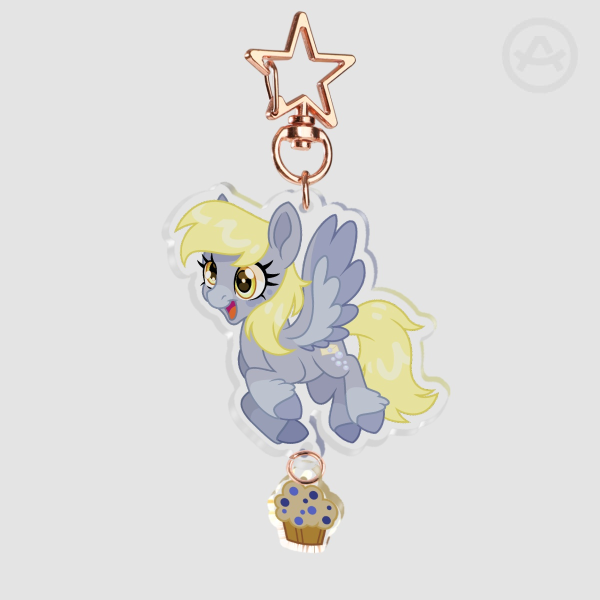 Derpy Hooves - Clear Keychain
