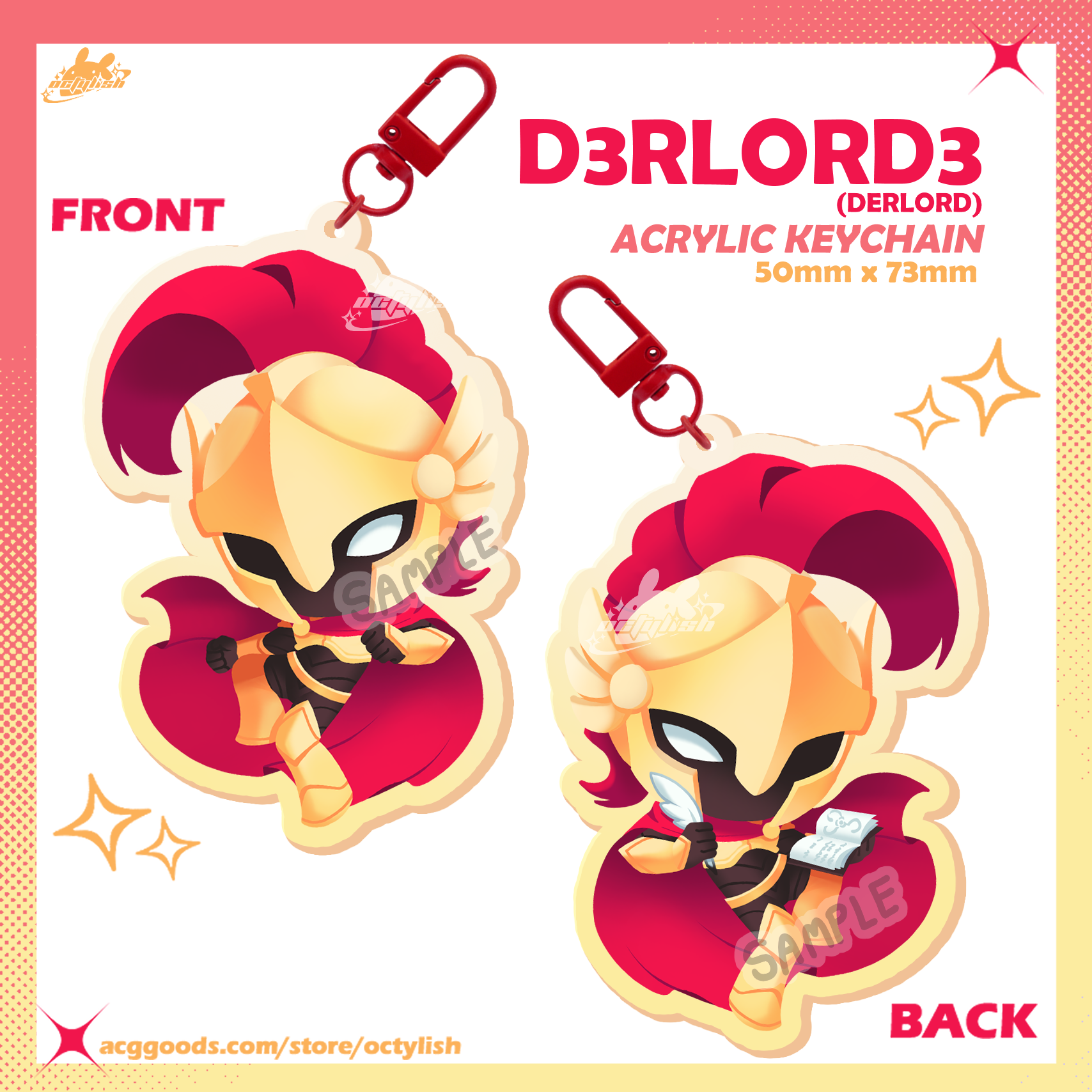 D3rlord3 (Derlord) keychain charm (SFAWTDE/DAWTDE)