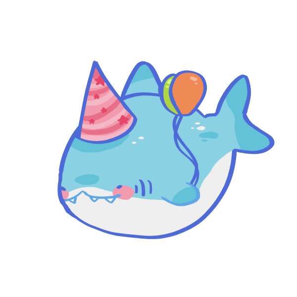 Silly Shark Sticker Set