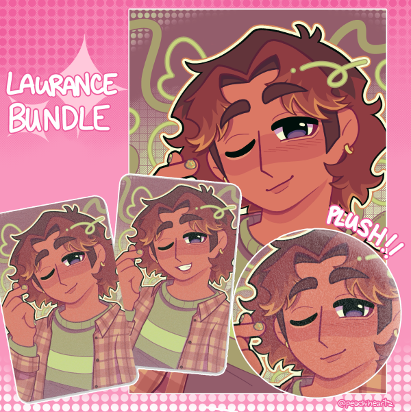 Pretty Boy Plush Pin + Photocard Bundle - Mystreet Laurance