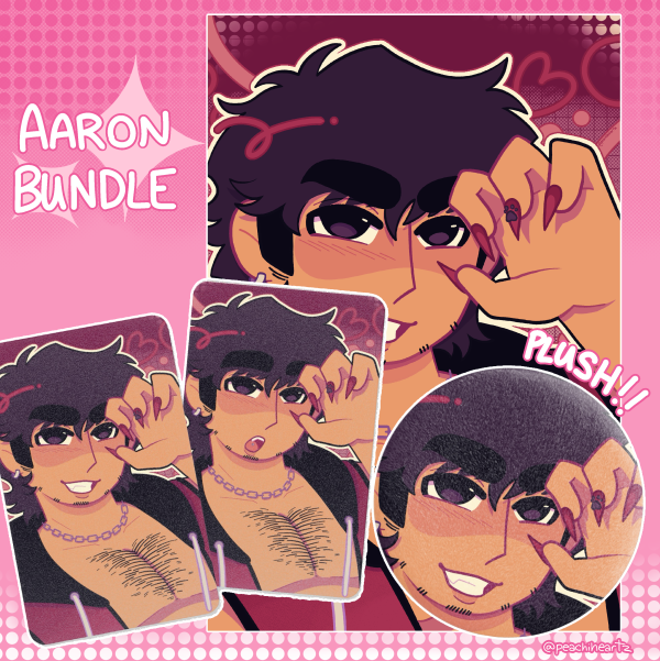 Pretty Boy Plush Pin + Photocard Bundle - Mystreet Aaron