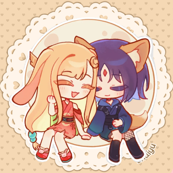 IroKagu Comisc Princess Kaguya Sticker