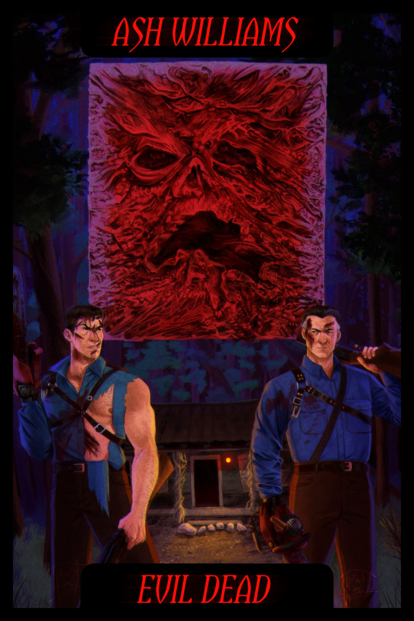 Ash Williams vs Evil Dead Print