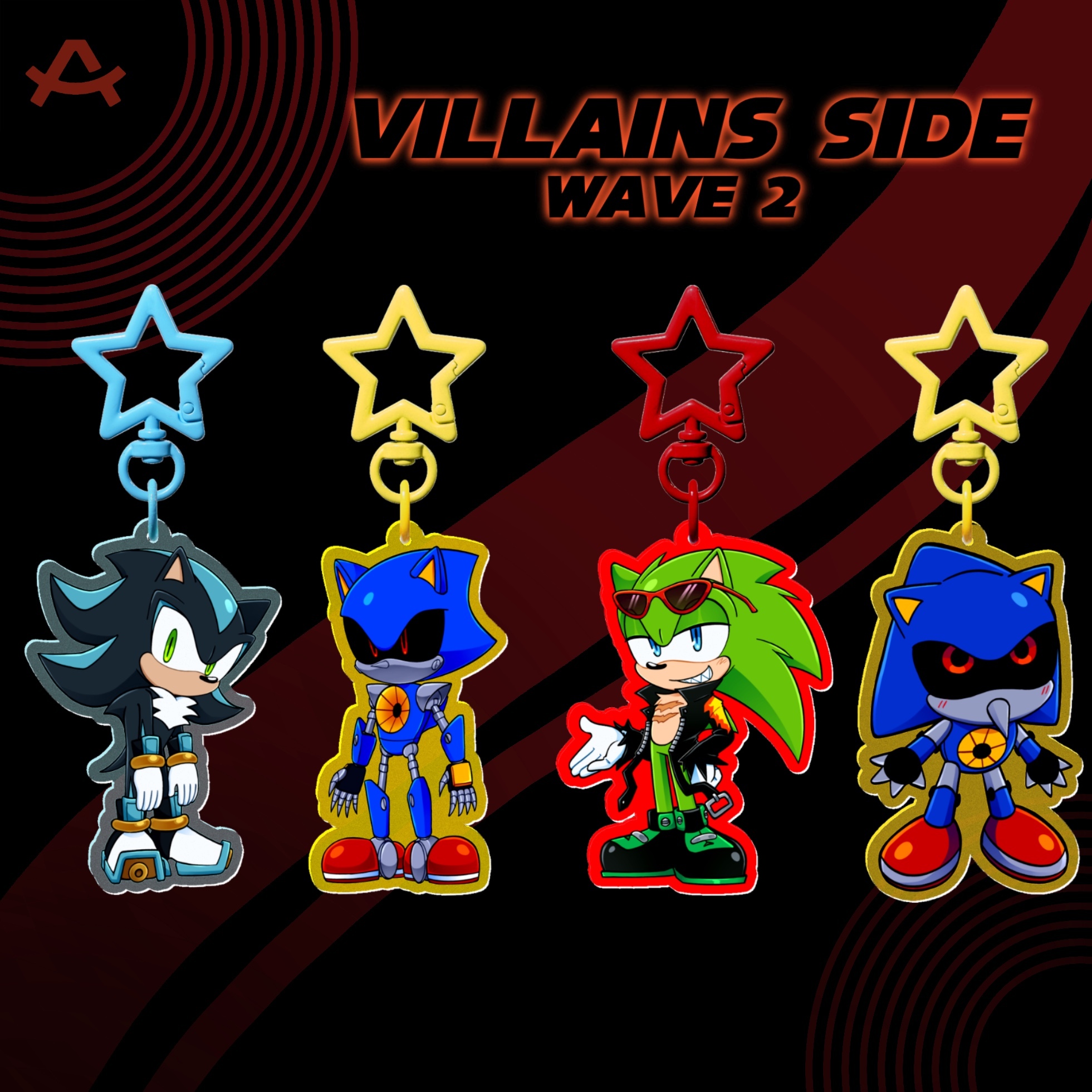Metal Sonic Keychain - Villains Side by WSKArt - ACGGOODS