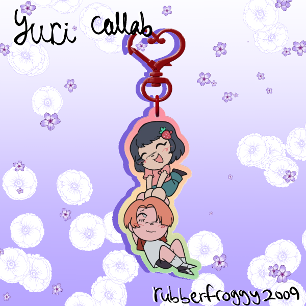 Yuriful Collab - Kazane x Yui Keychain