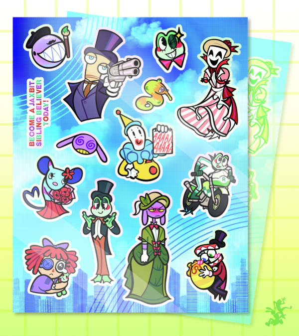 Digital Circus 'Your Big Brother' Sticker Sheet