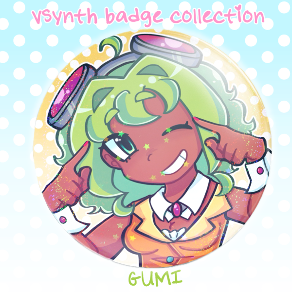 GUMI ♪ Pin Badge