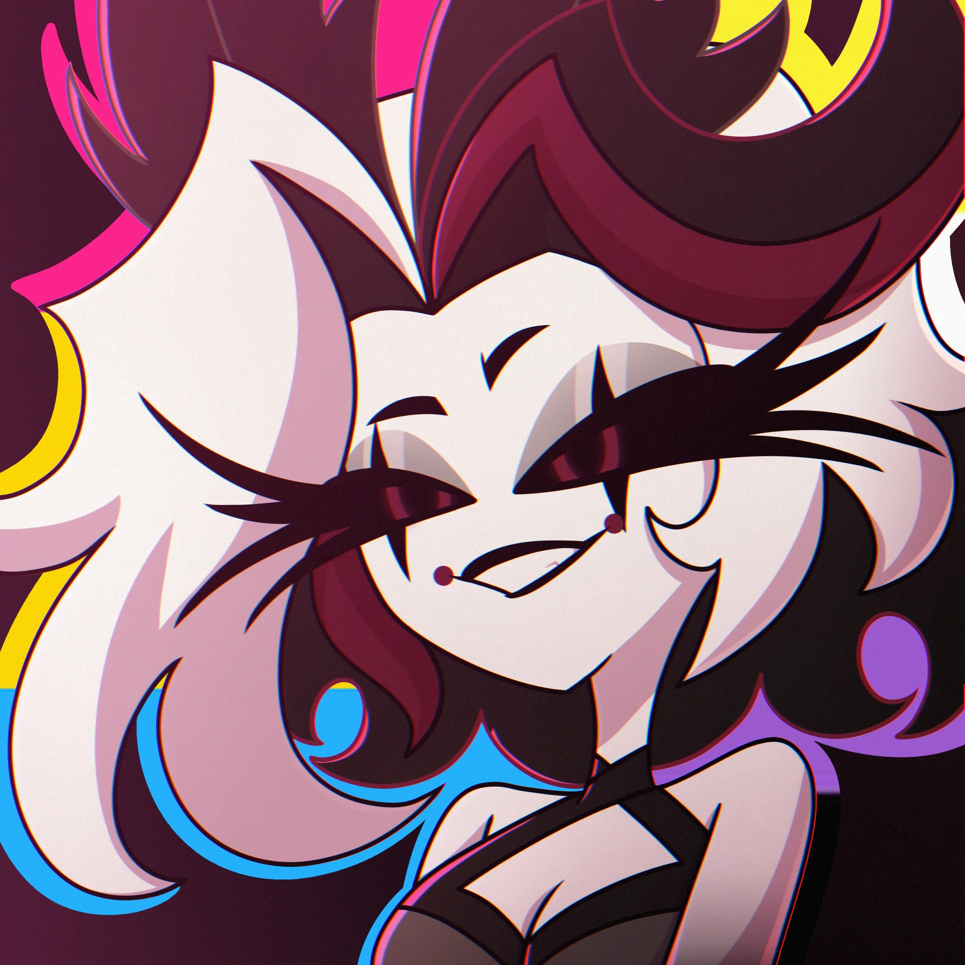 Crymini, Angel Dust & Cherry Bomb sleepover~ 🍒💀💕 HAZBIN HOTEL