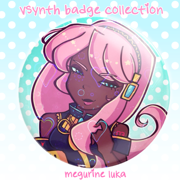 Megurine Luka ♪ Pin Badge