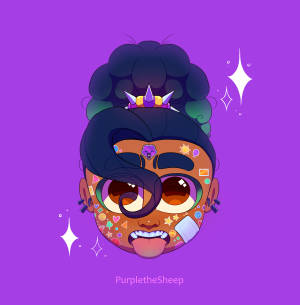 Purple the Sheep