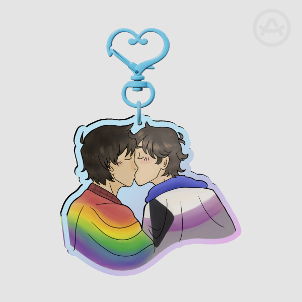 Keychain Set - 2 Pride Couples