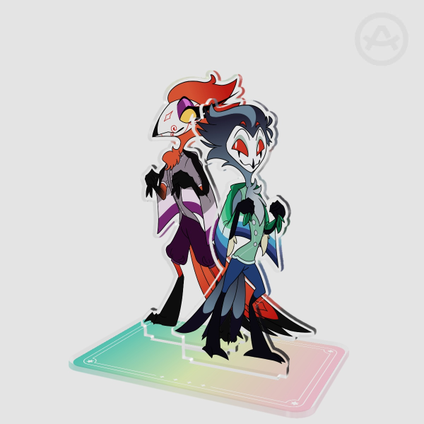Stolas and Astaroth Pride Outfit Standee