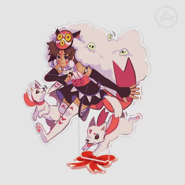 Ghibli Magical Girl San Clear Acrylic Standee
