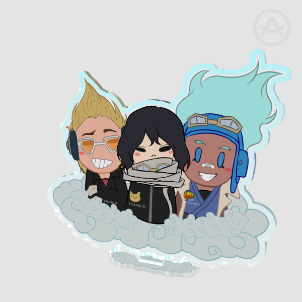 Rooftop Trios Acrylic