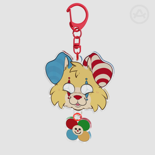 Pierrot and Bud Connection Charm