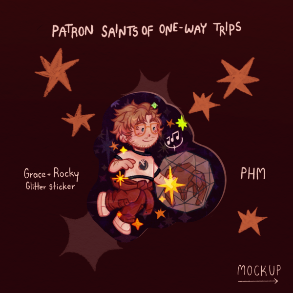PHM Glitter Sticker
