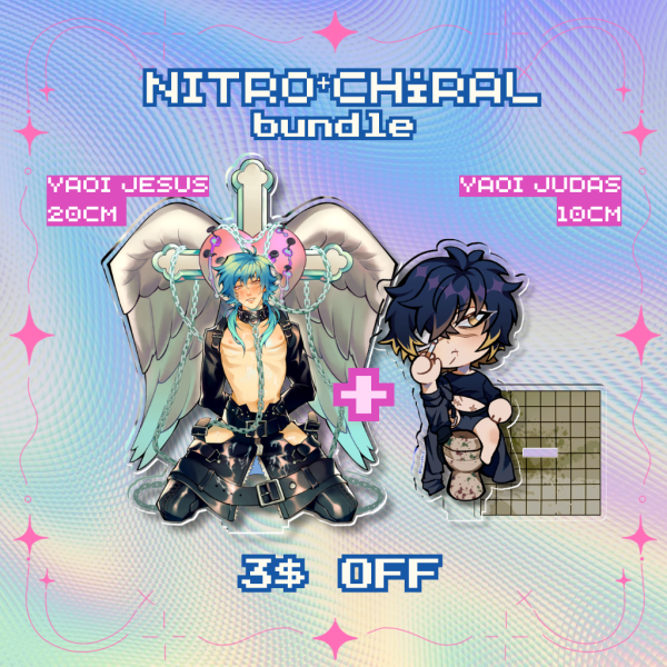 [N+C] Yaoi Jesus + Yaoi Judas set