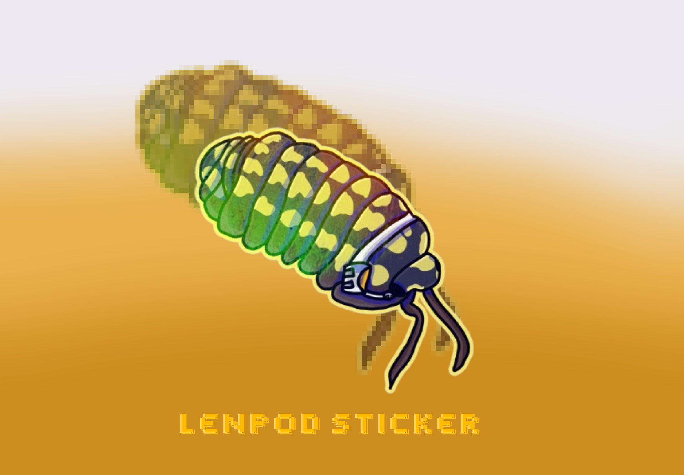 LenPod | Kagamine Len Isopod Sticker