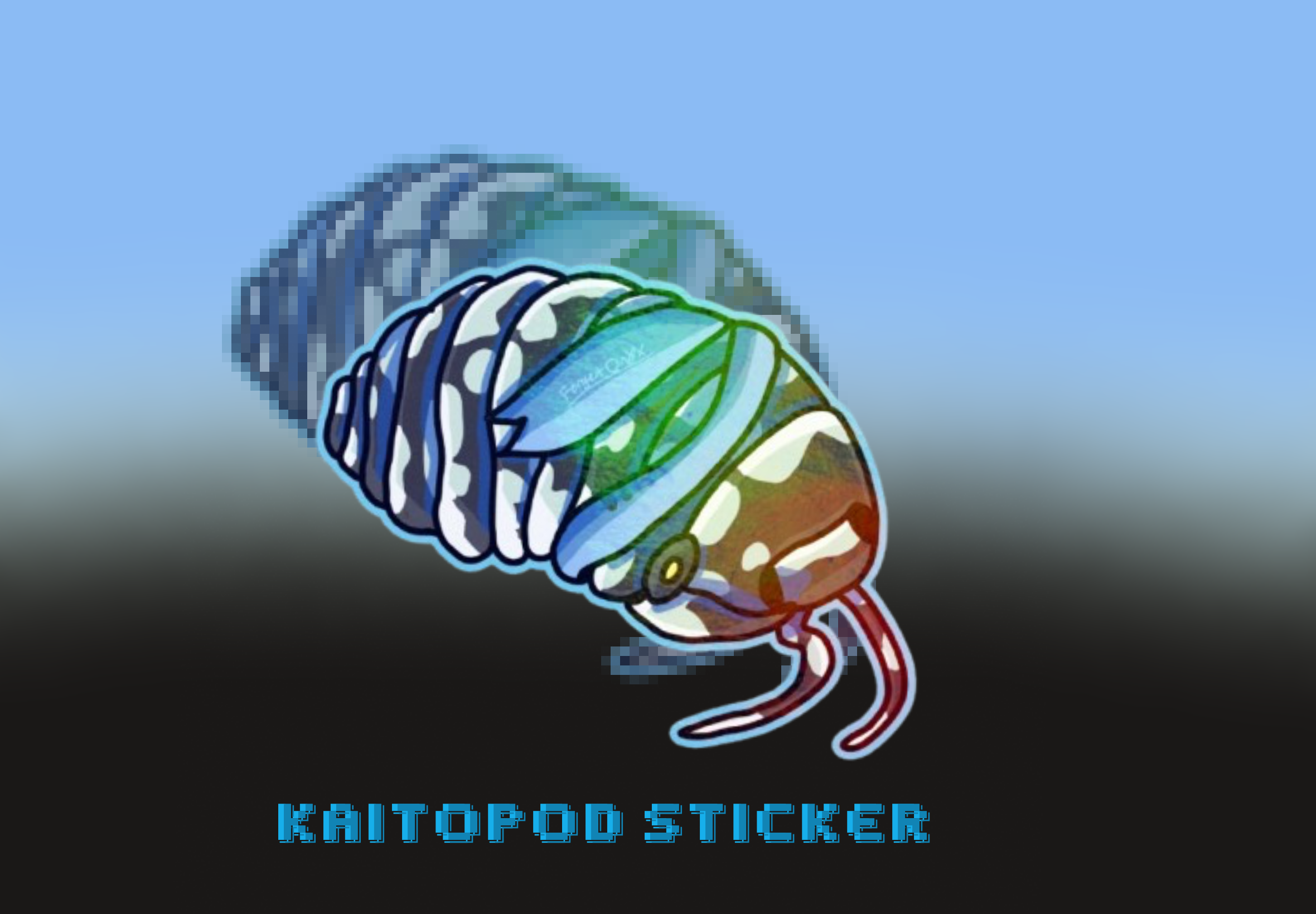 KaitoPod | Kaito Isopod Sticker