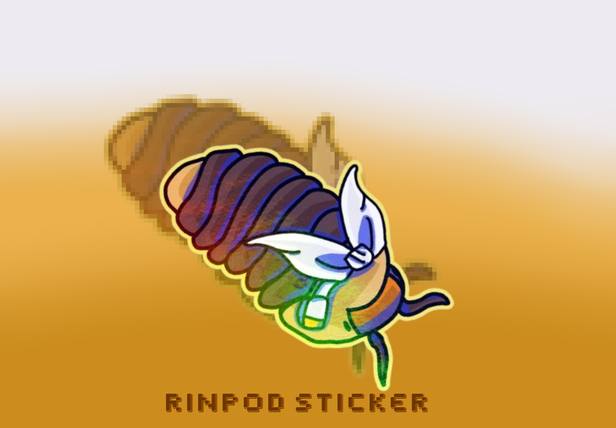 RinPod | Kagamine Rin Isopod Sticker