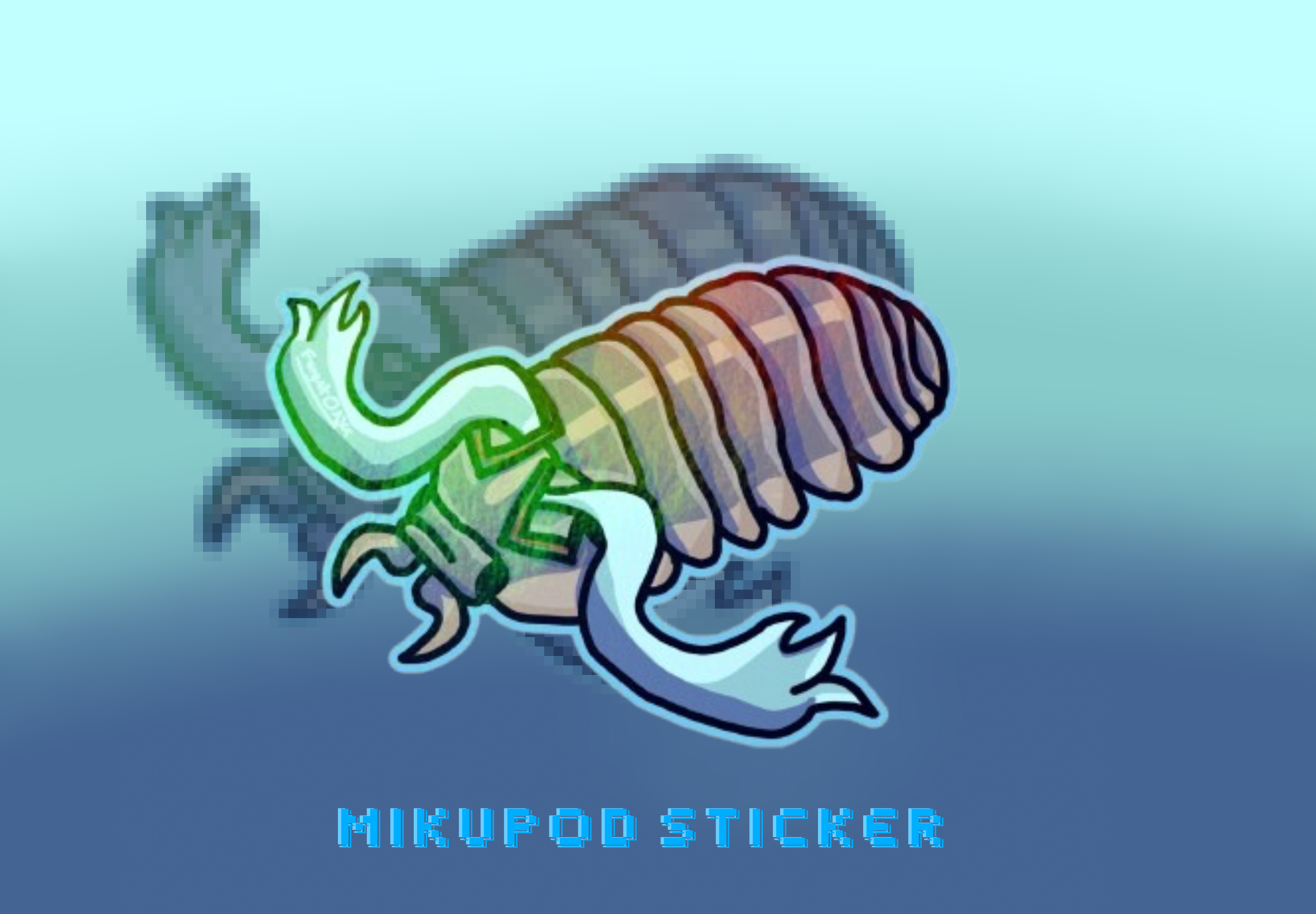 MikuPod | Hatsune Miku Isopod Sticker