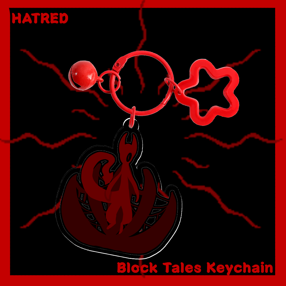 HATRED Block Tales Keychain