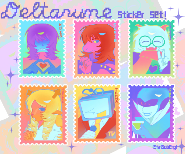 DELTARUNE Sticker Set