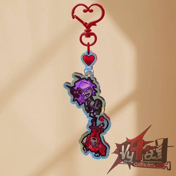 Dangling keychain (SOUPBEGONE+SIDISQUISH AND PICTURED ITEMS ONLY)
