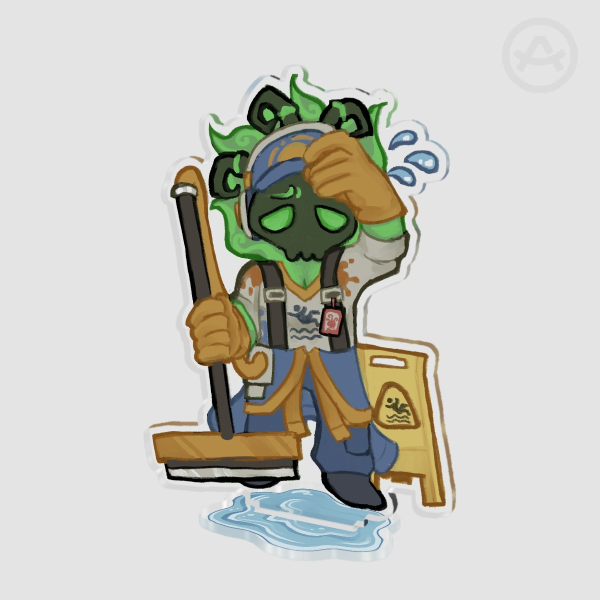 Janitor Thresh Acrylic Standee