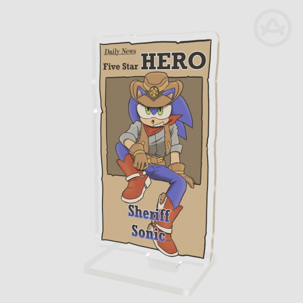 Sonic the Sheriff Acrylic Standee