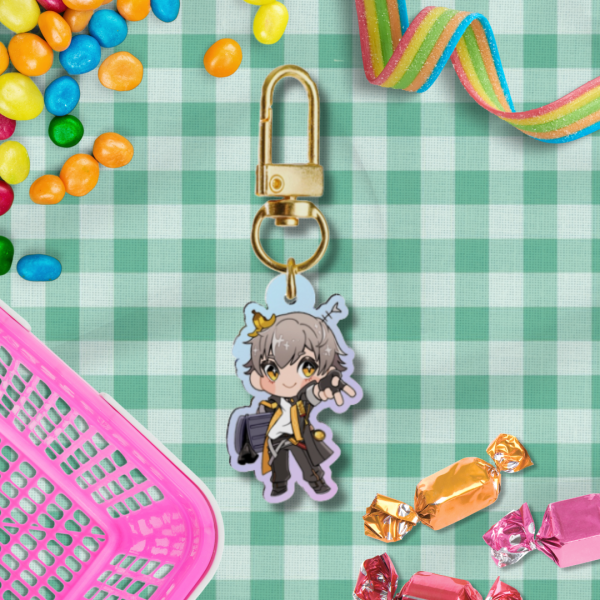 Honkai Star Rail Caelus keychain