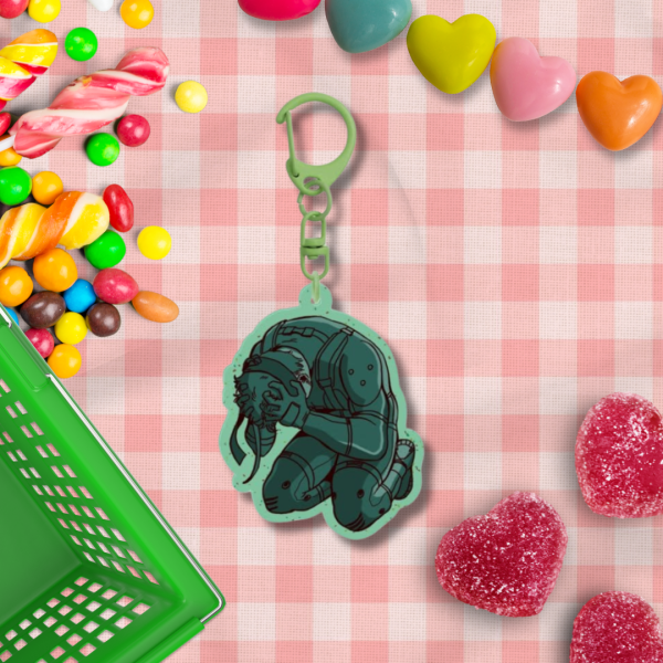 Metal Gear Snake Keychain