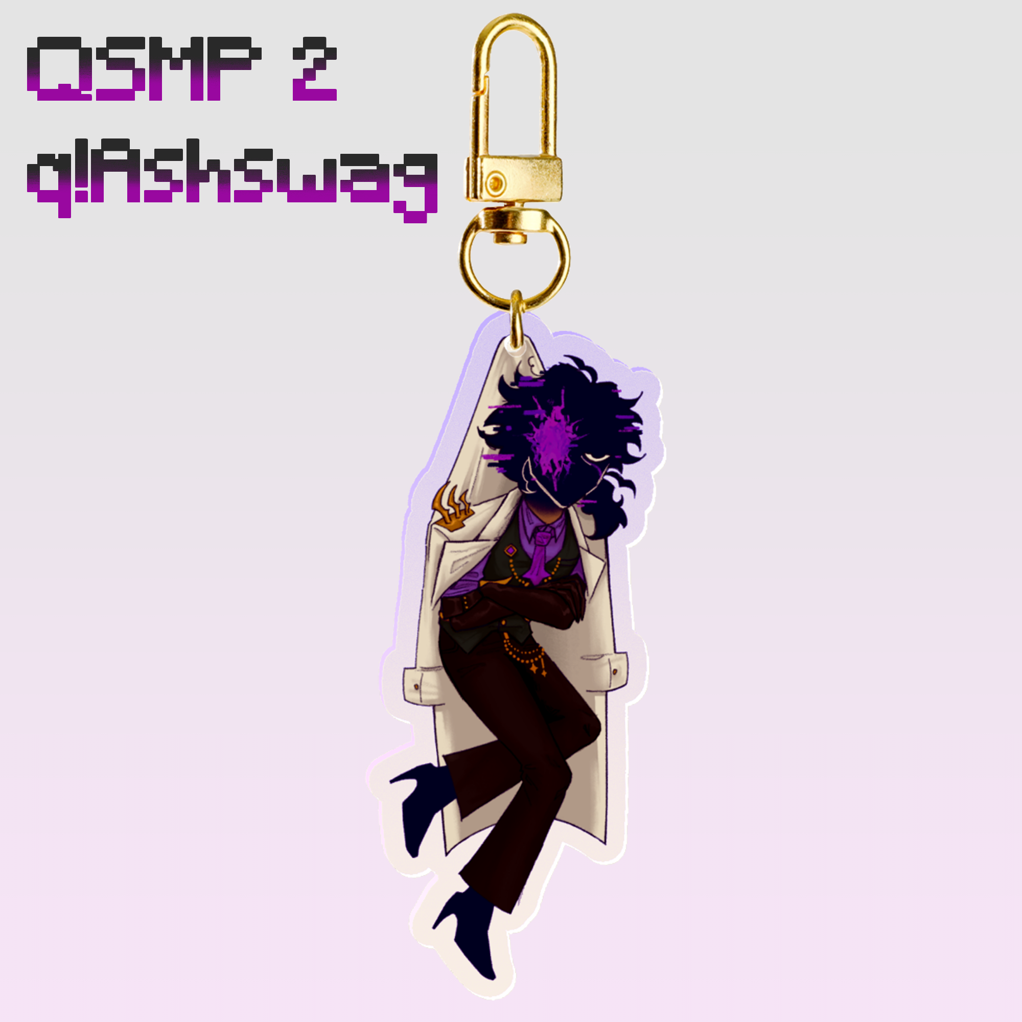 q!Ashswag Keychain