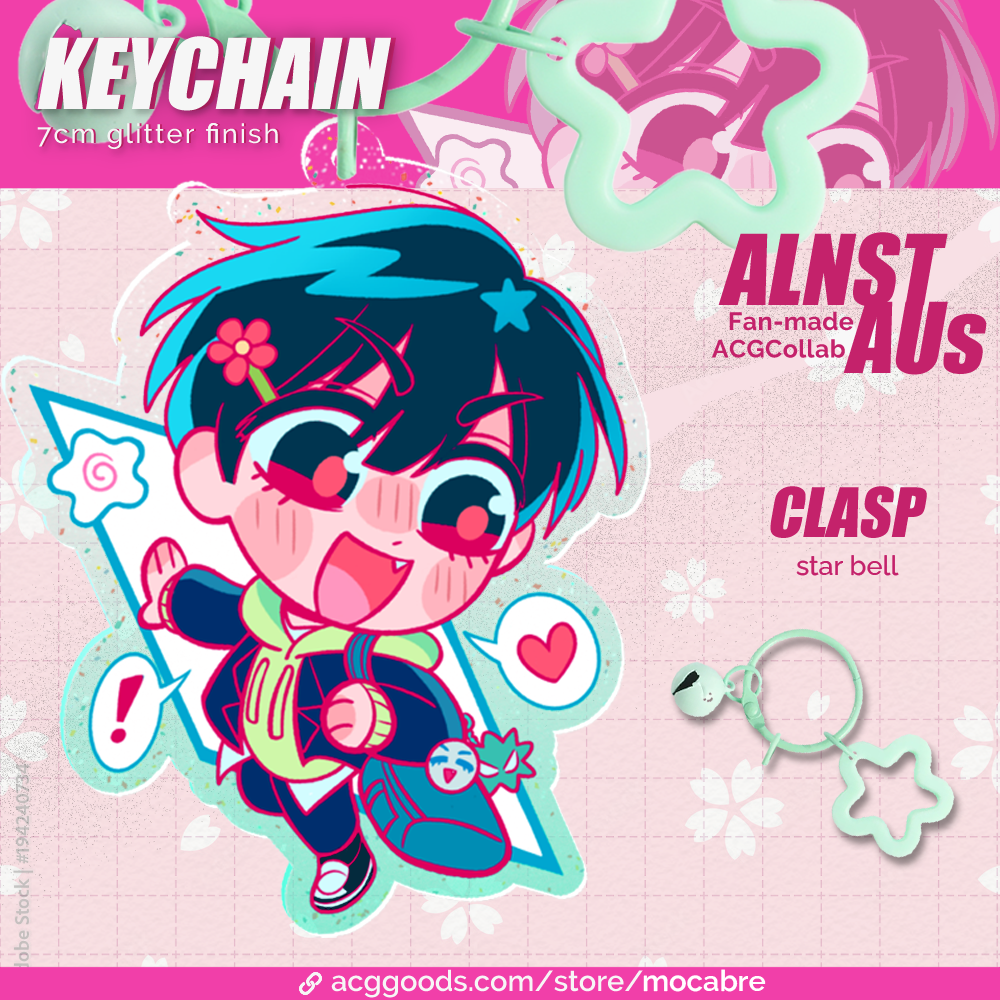 [Alien Stage AUs Collab] School Ivan Glitter Acrylic Keychain