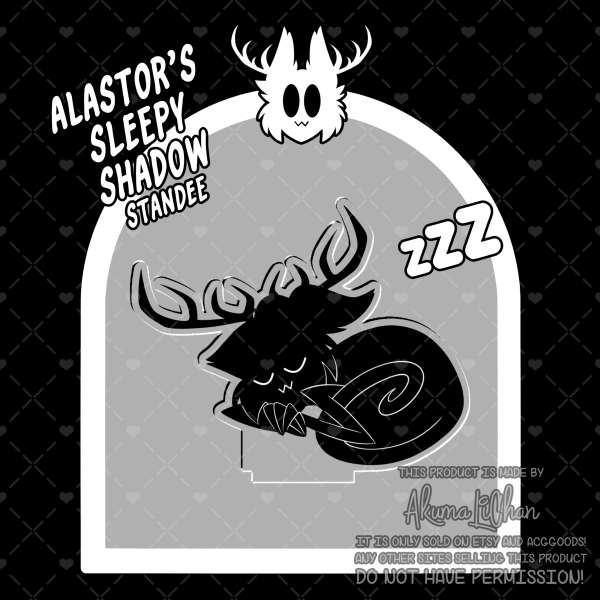 Alastor’s Sleepy Shadow Standee