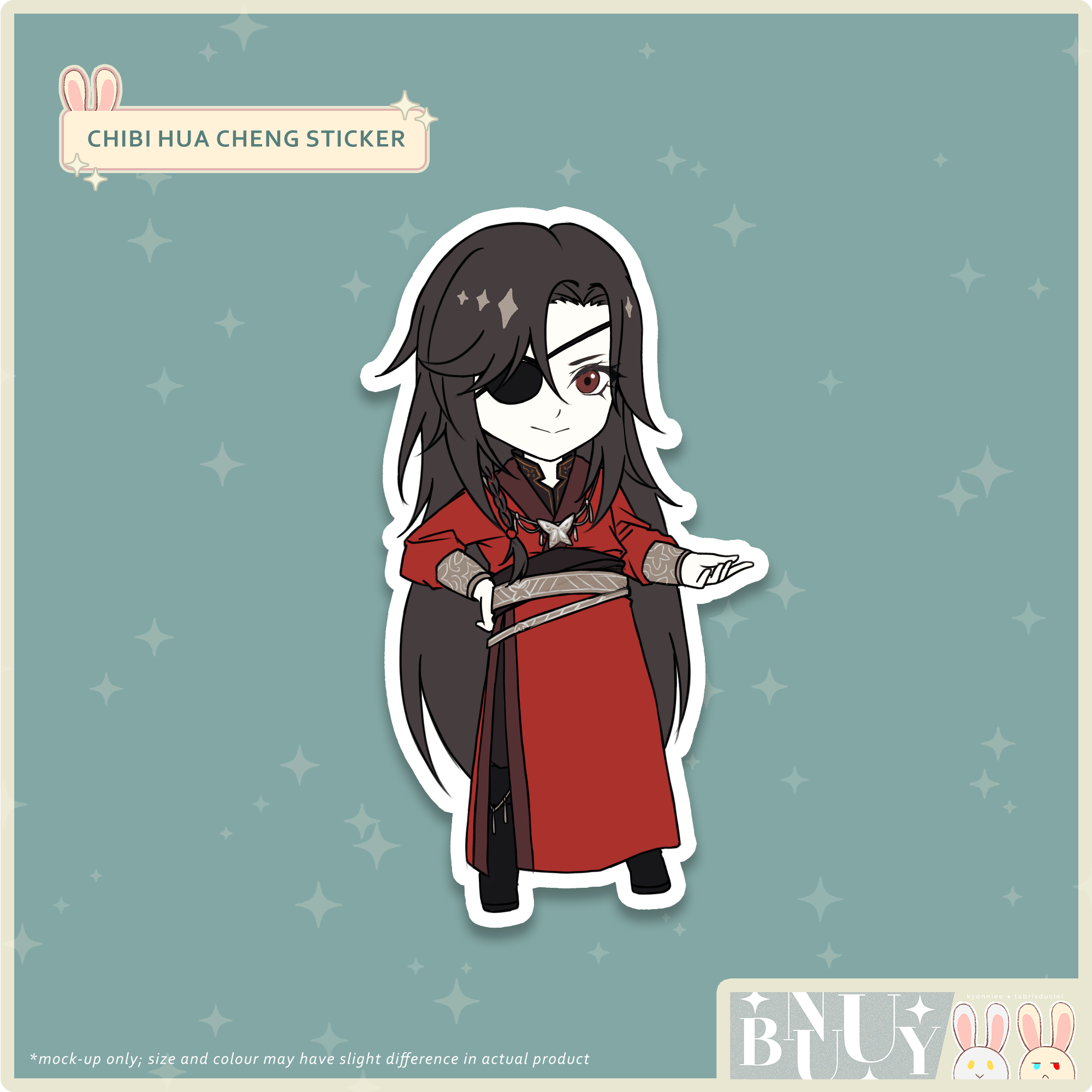 TGCF: Chibi Hua Cheng [Die Cut Sticker]