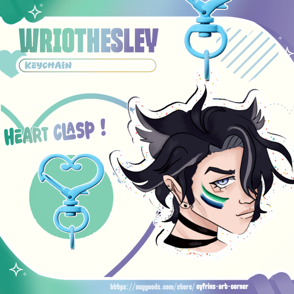 Wriothesley Pride Keychain