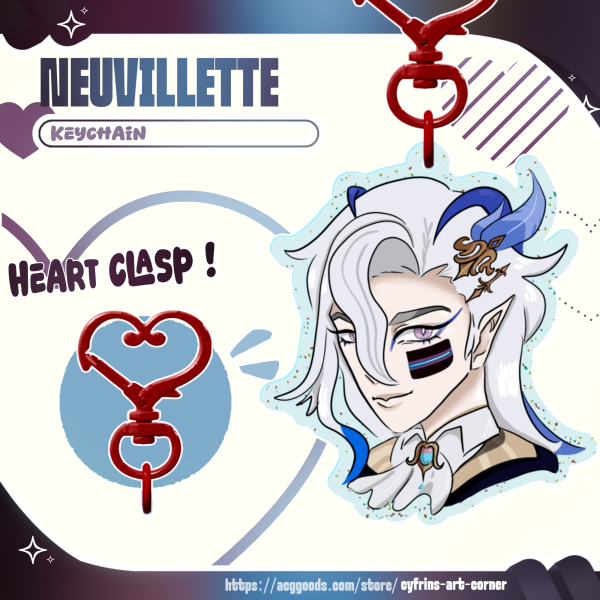 Nuevillette Gender Non-Conforming Keychain