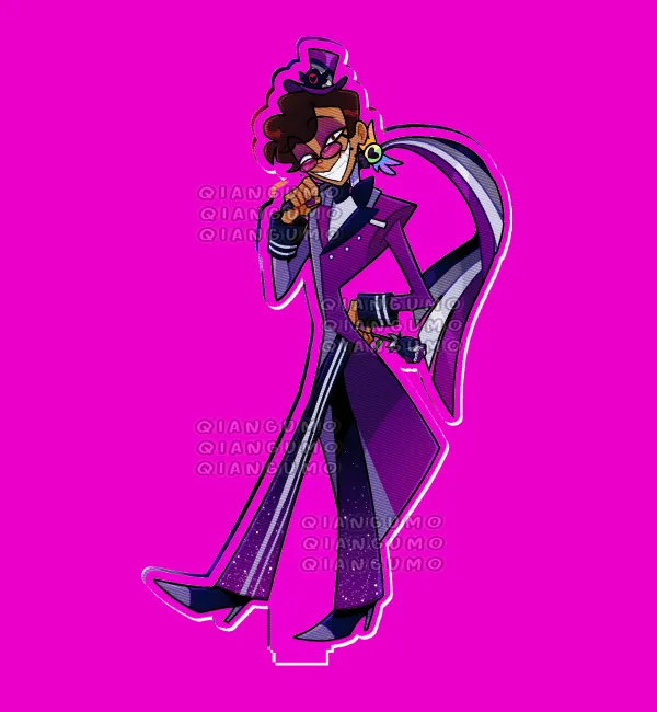 Hazbin Hotel Alastor Pride '26 Acrylic Standee