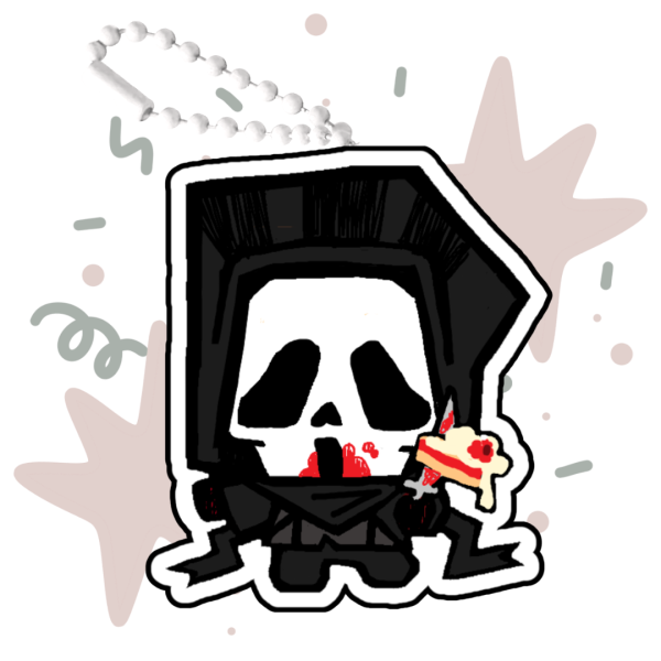 The Ghost Face Keychains