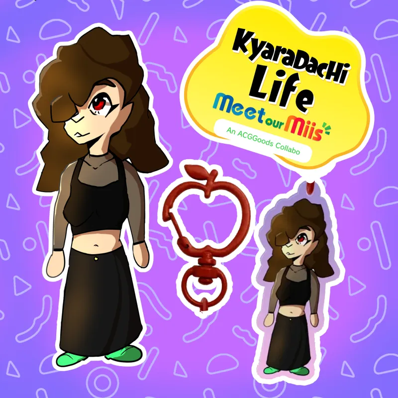 サプライ・アクセサリ・グッズ mii Pad (Mii OC) Kyaradachi Life Collab Colored Edge Acrylic Keychains