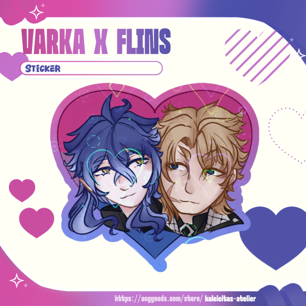 Varflins Bi Pride - Genshin Impact Sticker