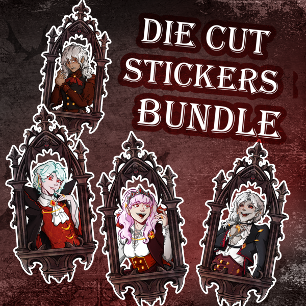 Gothic Frame Sticker Set