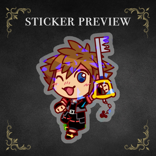 Chibi Sora PET Vinyl Stickers