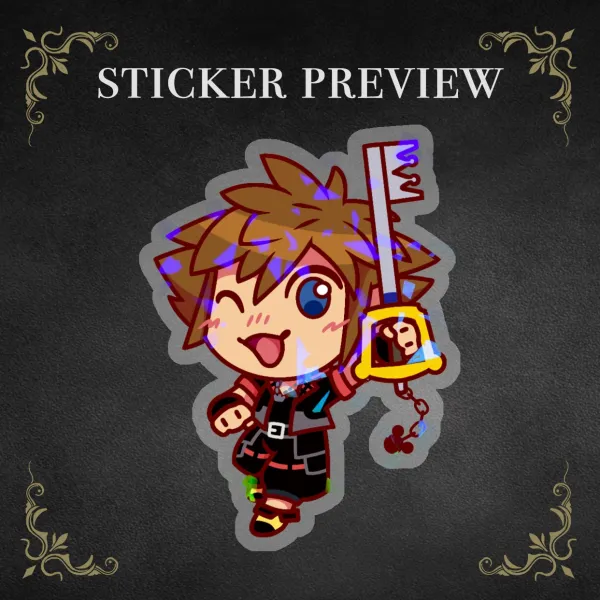 Chibi Sora PET Vinyl Stickers